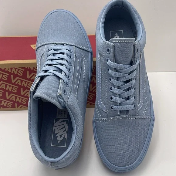 Vans Men’s Sneakers Low-Top Canvas Sneakers Old Skool
Pastel Mono Dusty Blue - Picture 12 of 16
